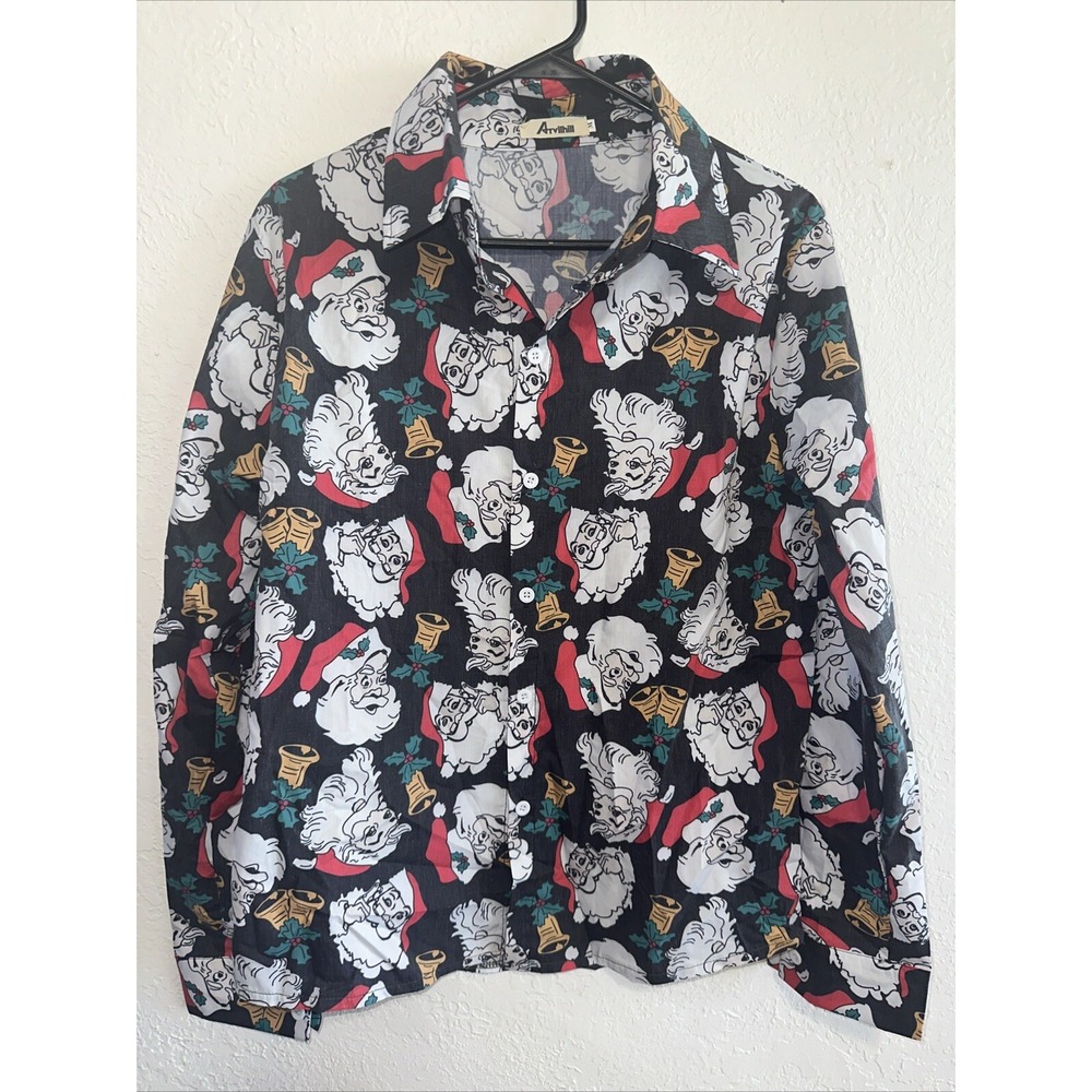 Arvilhill Men's Ugly Christmas Funny Graphic Long Sleeve Unisex Medium NWOT C8